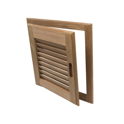 Louvered Door W Frame 15" X 20" LH