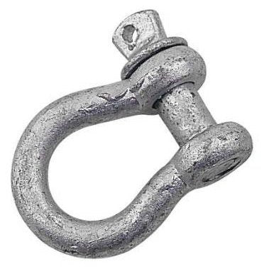 Anchor Shackle 1/4" Pin Galvanized
