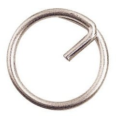 Split Ring 15/32" 316 Stainless Wire 10 Each