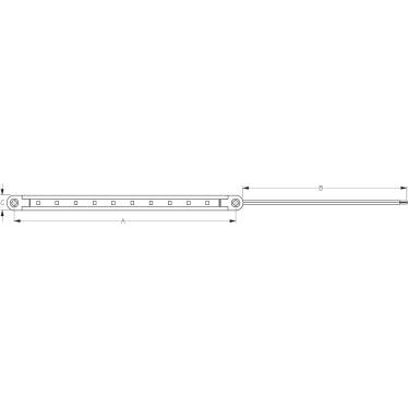 Led Utility Strip Kits Rd/Gr 7-1/4" W/2-Wire Pigtail